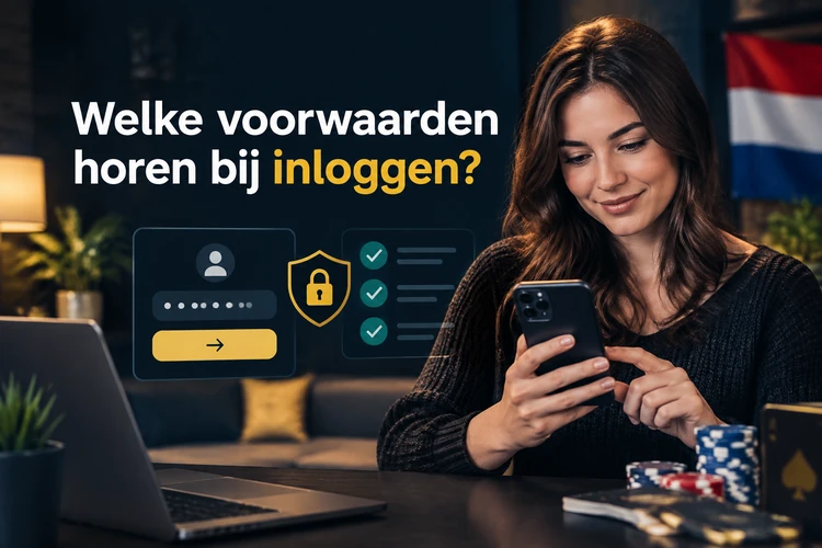 Welke voorwaarden horen bij inloggen?